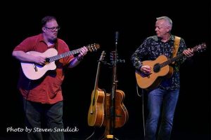 Tommy Emmanuel and Richard Smith at Landmark on Main Street photo by Steven Sandick